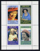 Grunay 1986 Queen's 60th Birthday perf sheetlet containing set of 4 stamps unmounted mint