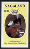 Nagaland 1986 Queen's 60th Birthday imperf souvenir sheet (1ch value) unmounted mint
