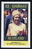 Gairsay 1986 Queen's 60th Birthday imperf deluxe sheet (£2 value) unmounted mint