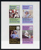 Bernera 1985 Life & Times of HM Queen Mother imperf sheetlet of 4 values (18p, 22p, 34p & 76p) unmounted mint