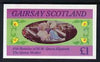 Gairsay 1985 Life & Times of HM Queen Mother imperf souvenir sheet (£1 value) unmounted mint