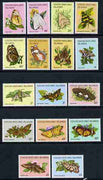 Cocos (Keeling) Islands 1982 Butterflies & Moths perf set of 16 values unmounted mint, SG 84-99