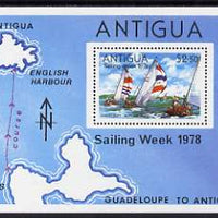 Antigua 1978 Sailing Week perf m/sheet unmounted mint, SG MS 580