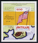 Antigua 1976 USA Bicentenary perf m/sheet unmounted mint, SG MS 494