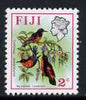 Fiji 1975-77 Birds & Flowers 2c (Cardinal Honeyeater) unmounted mint, SG 506