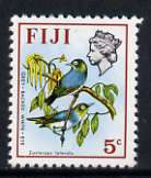 Fiji 1975-77 Birds & Flowers 5c (Grey-backed White Eye) unmounted mint, SG 509