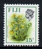 Fiji 1975-77 Birds & Flowers 15c (Dendrobium tokai) unmounted mint, SG 513