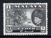 Malaya - Kedah 1957 Copra 1c (from def set) unmounted mint, SG 92