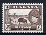 Malaya - Kedah 1957 Ricefield 4c (from def set) unmounted mint, SG 94