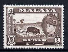 Malaya - Kedah 1957 Ricefield 4c (from def set) unmounted mint, SG 94