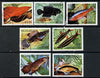 Nicaragua 1981 Tropical Fish complete perf set of 7 cto used, SG 2296-2302*