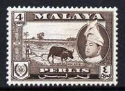 Malaya - Perlis 1957 Ricefield 4c (from def set) unmounted mint, SG 31