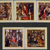 Cook Islands 1971 Christmas perf sheetlet containing set of 5 (Religious Paintings) unmounted mint, SG MS 370