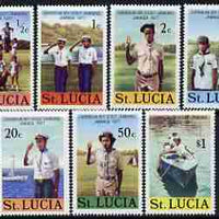 St Lucia 1977 Caribbean Boy Scout Jamboree perf set of 7 unmounted mint, SG 448-54