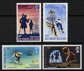 British Virgin Islands 1969 75th Death Anniversary of Robert Louis Stevenson perf set of 4 unmounted mint, SG 232-35