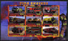 Rwanda 2010 Fire Engines perf sheetlet containing 9 values unmounted mint