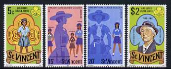 St Vincent 1977 Girl Guides set of 4 unmounted mint, SG 538-36*