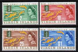 British Virgin Islands 1967 New Constitution perf set of 4 unmounted mint, SG 213-16