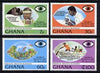 Ghana 1976 Prevention of Blindness perf set of 4 unmounted mint, SG 782-85*