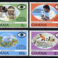 Ghana 1976 Prevention of Blindness perf set of 4 unmounted mint, SG 782-85*