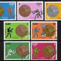 Cuba 1972 Cuban Successes in Olympic Games complete cto set of 7 SG 1996-2002*