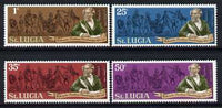 St Lucia 1970 Death Centenary of Charles Dickens perf set of 4 unmounted mint, SG 293-96*