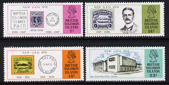 Solomon Islands 1970 Inauguration of New GPO perf set of 4 unmounted mint, SG 191-94
