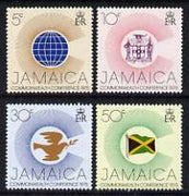 Jamaica 1975 Heads of Commonwealth Conference perf set of 4 unmounted mint, SG 397-400