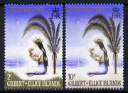 Gilbert & Ellice Islands 1969 Christmas perf set of 2 unmounted mint, SG 157-58*