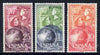 Spain 1964 World Stamp Day perf set of 3 unmounted mint, SG 1656-58