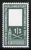 Great Britain 1961 Seventh Commonwealth Parliamentary Conference 1s3d with blue (Queen's Head) omitted, a,'Maryland' perf 'unused' forgery, as SG 630a - the word Forgery is either handstamped or printed on the back and comes on a ……Details Below