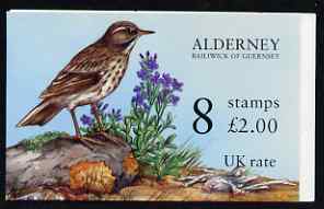 Guernsey - Alderney 1997 Rock Pipit & Sea Stock £2.00 booklet complete and pristine SG ASB4