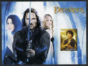 Tatarstan Republic 2003 Lord of the Rings imperf s/sheet unmounted mint