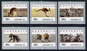 Australia 1994 Australian Wildlife (2nd Series) self adhesive set of 6 unmounted mint (inscribed Austrapex 95), similar to SG 1459-64