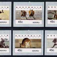 Australia 1994 Australian Wildlife (2nd Series) self adhesive set of 6 unmounted mint (inscribed Aeropex), similar to SG 1459-64