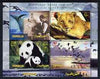 Somalia 2004 Paintings by Sir Peter Scott (Founder of WWF) perf sheetlet containing 4 values unmounted mint