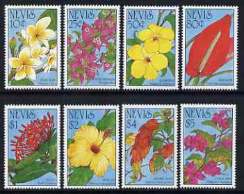 Nevis 1993 West Indian Flowers set of 8 unmounted mint, SG 735-42