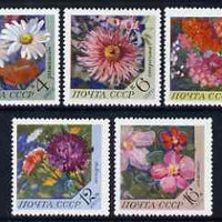Russia 1970 Flowers set of 5 unmounted mint, SG 3878-82
