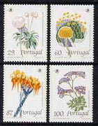 Portugal 1989 Wild Flowers set of 4 unmounted mint, SG 2155-58