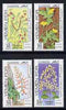 Yemen - Republic 1981 Flowers (2nd series) set of 4 unmounted mint, SG 265-68