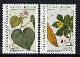 United Nations (Vienna) 1990 Medicinal Plants set of 2 unmounted mint, SG V100-01