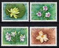 Senegal 1982 Flowers set of 4 unmounted mint, SG 739-42