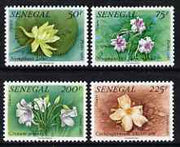 Senegal 1982 Flowers set of 4 unmounted mint, SG 739-42