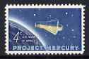 United States 1962 Project Mercury - Col John Glen's Space Flight 4c unmounted mint, SG 1192