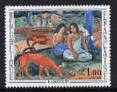 France 1968 'Arearea' by Gaugin 1f unmounted mint from French Art set of 4, SG 1787