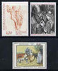 France 1983 Art set of 3 unmounted mint, SG 2580-82