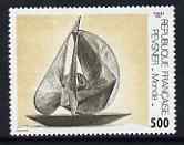 France 1987 'World' sculpture by Antoine Pevsner 5f unmounted mint from Art set, SG 2776