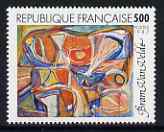 France 1987 Abstract by Bram van Velde 5f unmounted mint from Art set, SG 2773