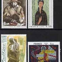 France 1980 French Art set of 4 unmounted mint, SG 2338-41