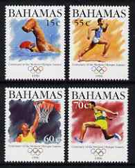 Bahamas 1996 Centenary of Modern Olympic Games set of 4 unmounted mint, SG 1079-82